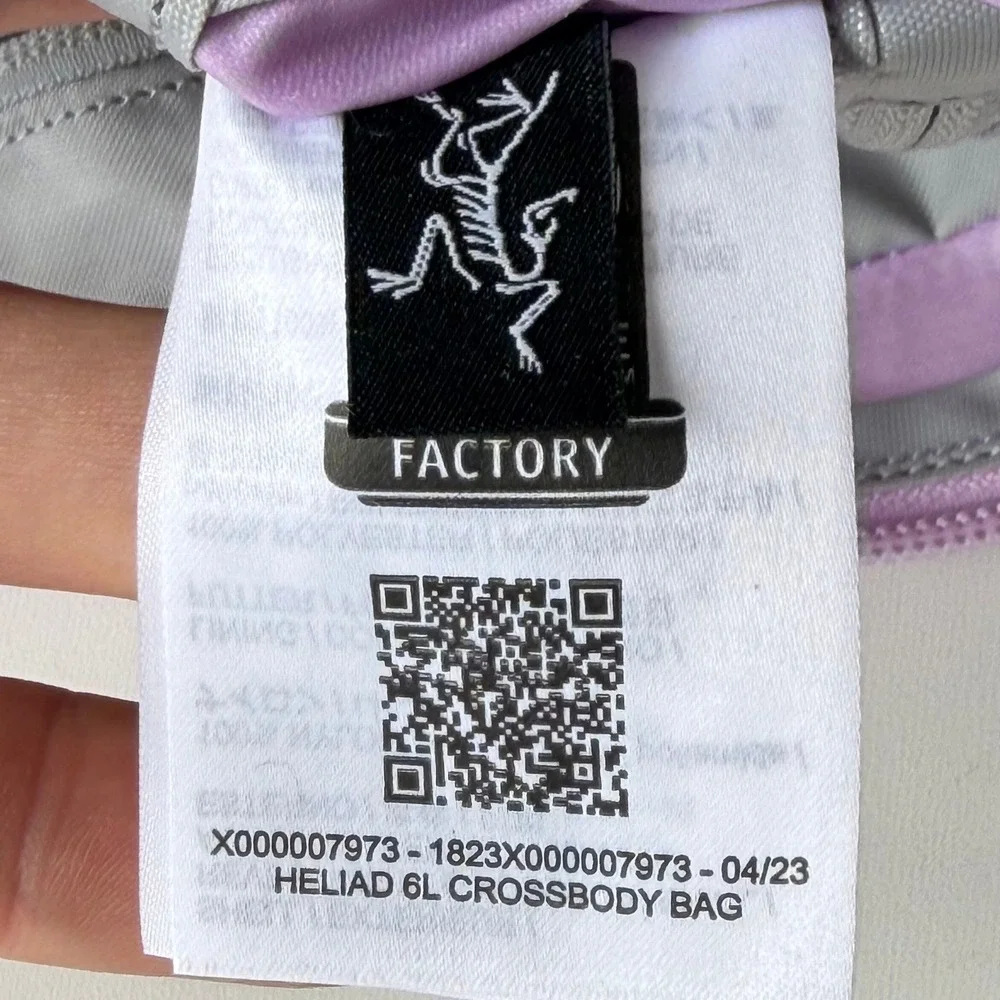 Arc'teryx‎ Heliad 6L Crossbody Bag Mallow/Purple Ultra-Lite Hiking Utility